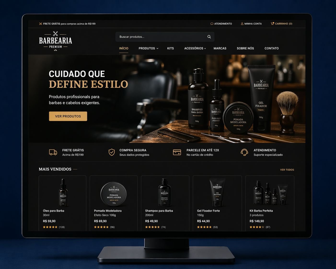 Site para Barbearia